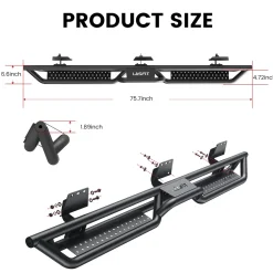 Fit for 2019-2026 Ram 1500 Running Boards Side Steps, Fit Crew Cab Only