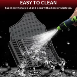 Fit for 2019-2024 Ram 1500 1st & 2nd Floor Mats, Only Fit Carpet Floor, Don't Fit Classic Model