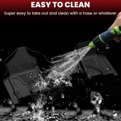 Fit for 2019-2024 Ram 1500 1st & 2nd Floor Mats, Only Fit Carpet Floor, Don't Fit Classic Model