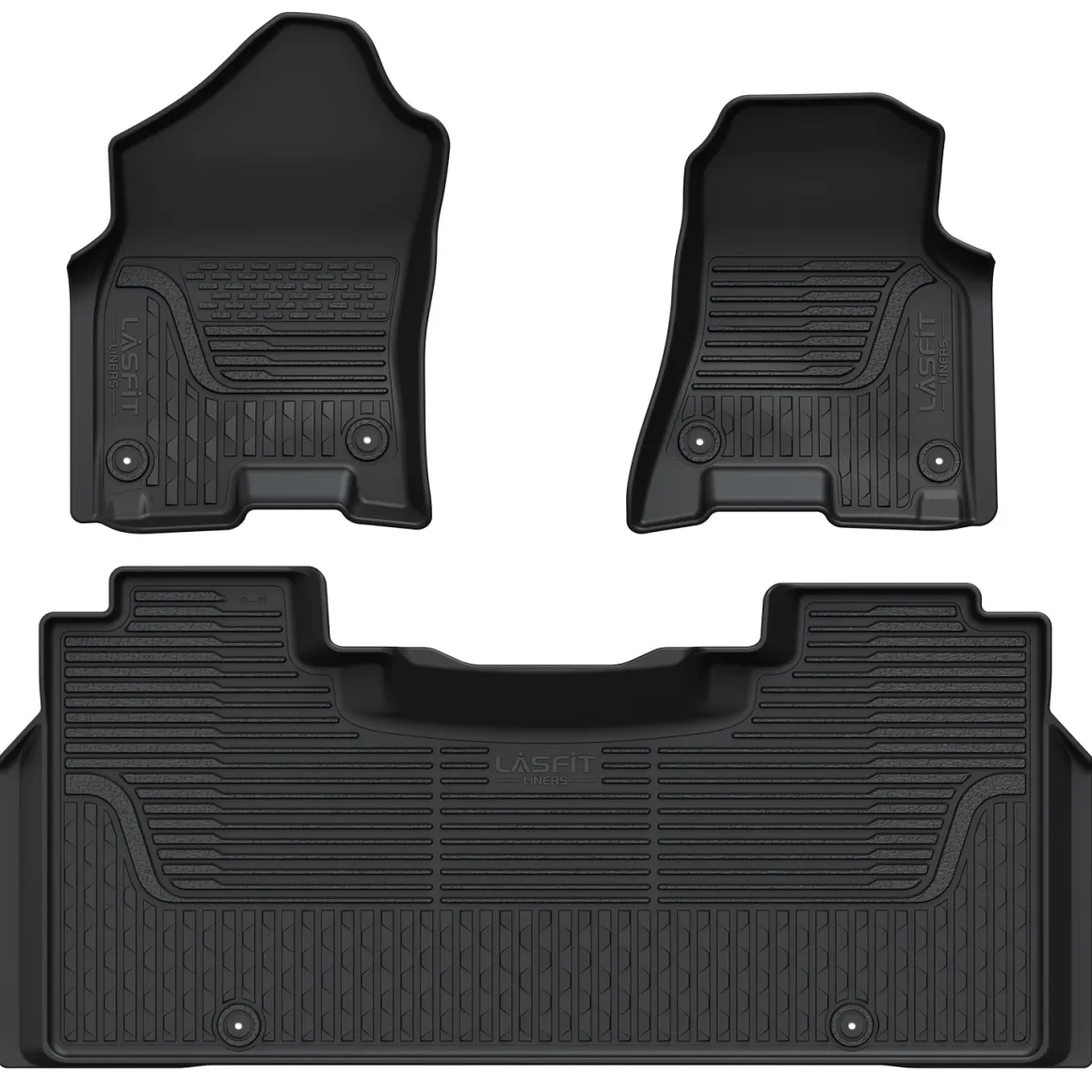 Fit for 2019-2024 Ram 1500 1st & 2nd Floor Mats, Only Fit Carpet Floor, Don't Fit Classic Model