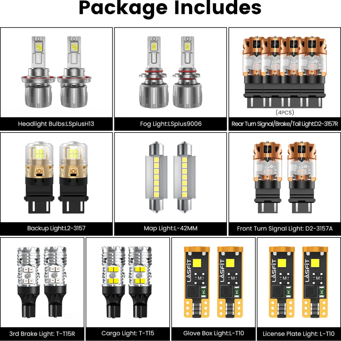 Fit for 2006-2009 Ram 2500/3500 The Brightest LED Bulbs Upgrade