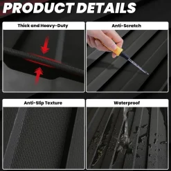 Fit for 2019-2026 Ram 1500 Truck Bed Mat, Not Fit Drop-in liners