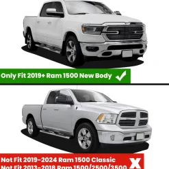 Fit for 2019-2026 Ram 1500 Truck Bed Mat, Not Fit Drop-in liners