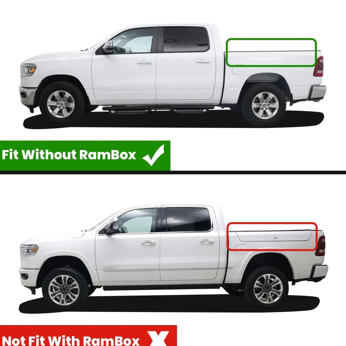 Fit for 2019-2026 Ram 1500 Truck Bed Mat, Not Fit Drop-in liners