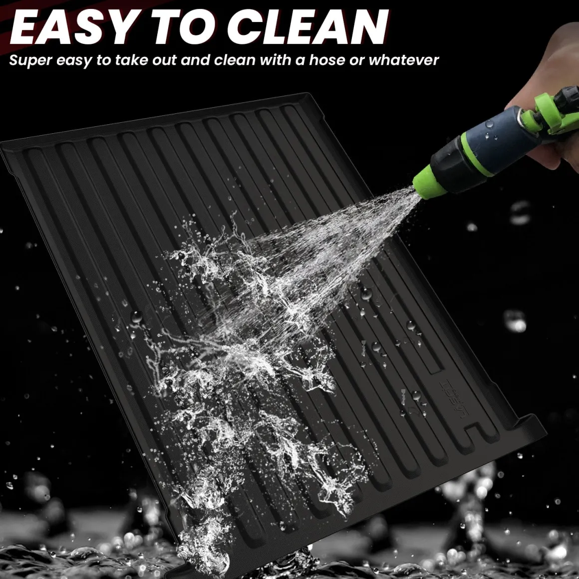 Fit for 2019-2026 Ram 1500 Truck Bed Mat, Not Fit Drop-in liners