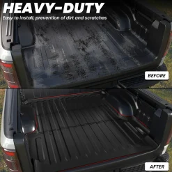Fit for 2019-2026 Ram 1500 Truck Bed Mat, Not Fit Drop-in liners