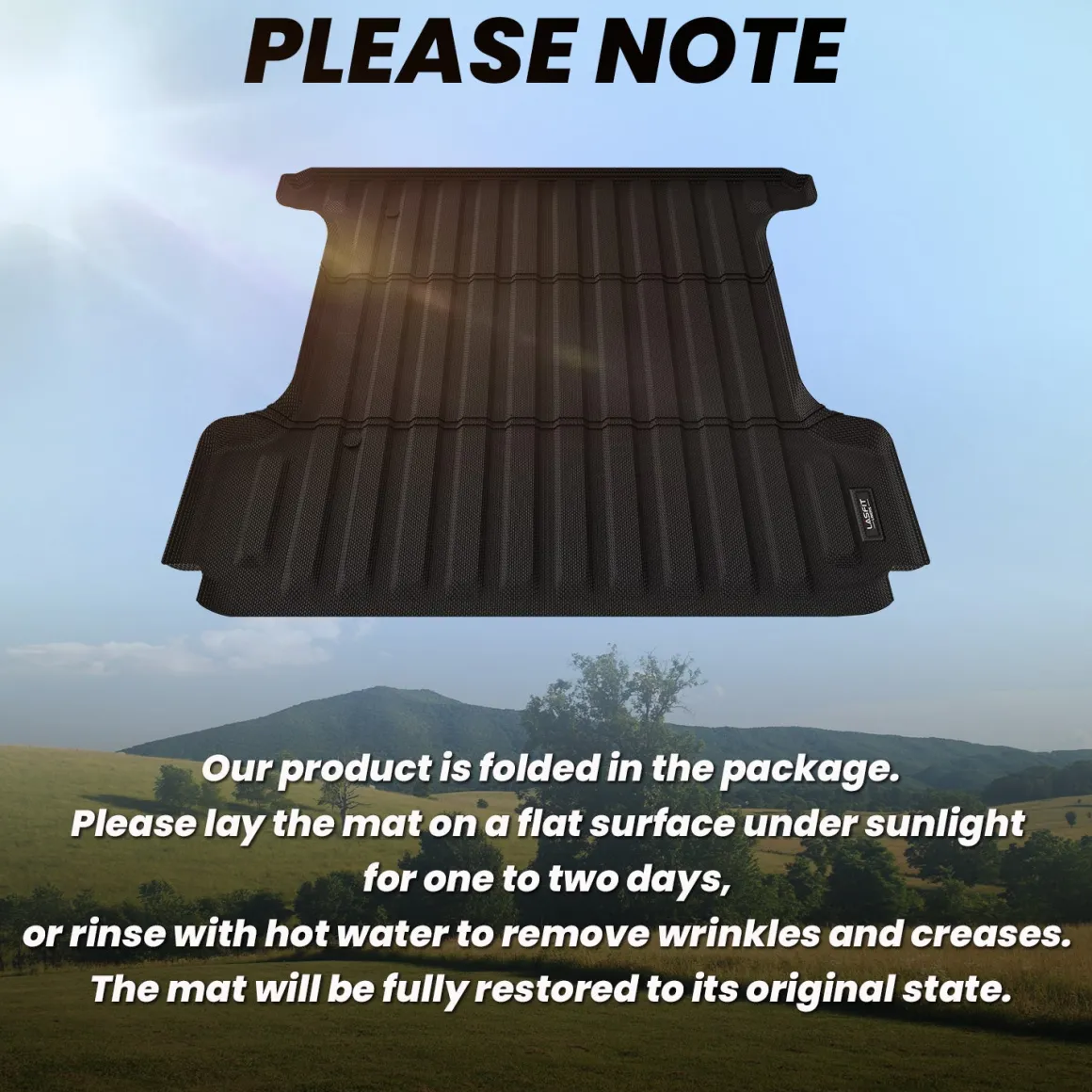Fit for 2019-2026 Ram 1500 Truck Bed Mat, Not Fit Drop-in liners