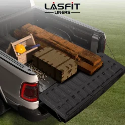 Fit for 2019-2026 Ram 1500 Truck Bed Mat & Tailgate Mat, Fit without RAM RamBox, Not Fit Drop-in liners