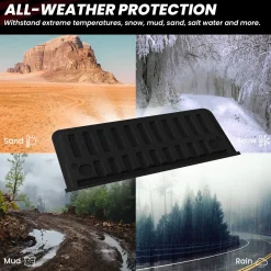 Fit for 2019-2026 Ram 1500 Truck Bed Mat & Tailgate Mat, Fit without RAM RamBox, Not Fit Drop-in liners