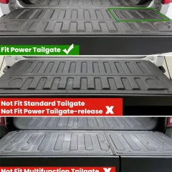 Fit for 2019-2026 Ram 1500 Truck Bed Mat & Tailgate Mat, Fit without RAM RamBox, Not Fit Drop-in liners
