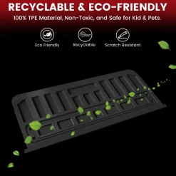 Fit for 2019-2026 Ram 1500 Truck Bed Mat & Tailgate Mat, Fit without RAM RamBox, Not Fit Drop-in liners