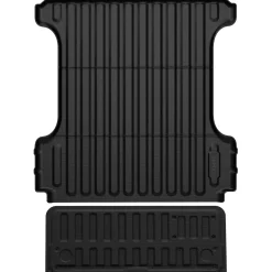 Fit for 2019-2026 Ram 1500 Truck Bed Mat & Tailgate Mat, Fit without RAM RamBox, Not Fit Drop-in liners