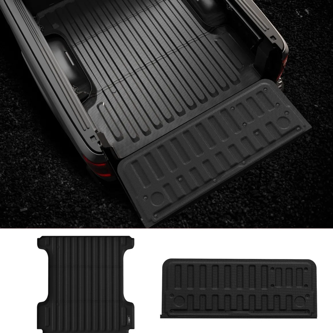 Fit for 2019-2026 Ram 1500 Truck Tailgate Mat, Not Fit Drop-in liners