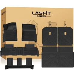 Fit for 2025 Rivian R1S Floor Mats & Cargo & Seatback Mat