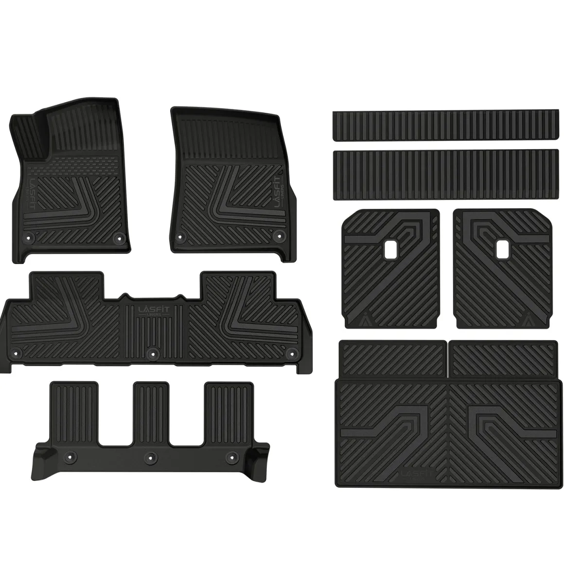 Fit for 2022-2024 Rivian R1S Floor Mats or Seatback & Cargo Mats