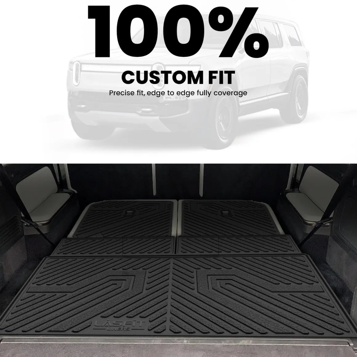 Fit for 2022-2024 Rivian R1S Floor Mats or Seatback & Cargo Mats