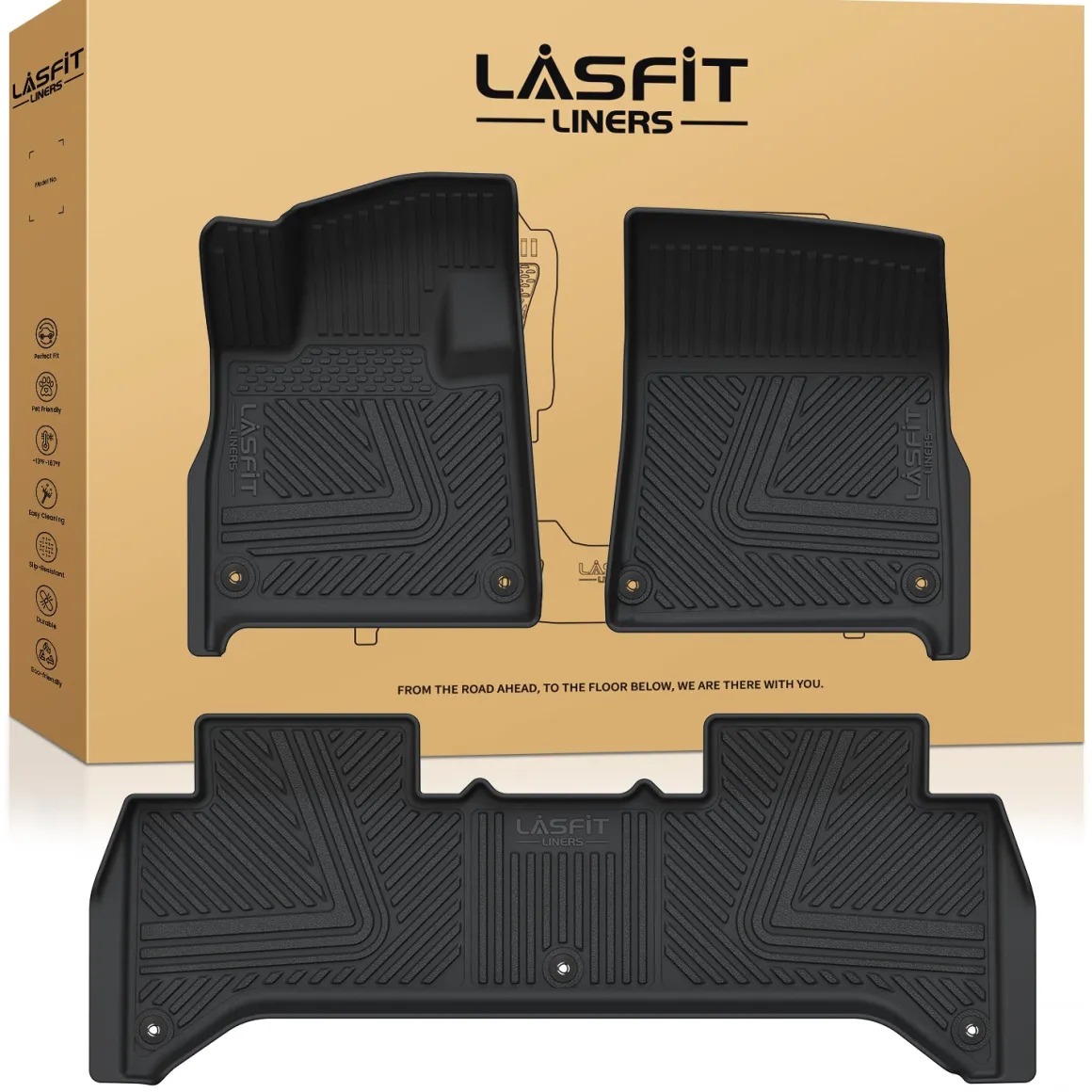 Fit for 2025-2026 Rivian R1T Floor Mats