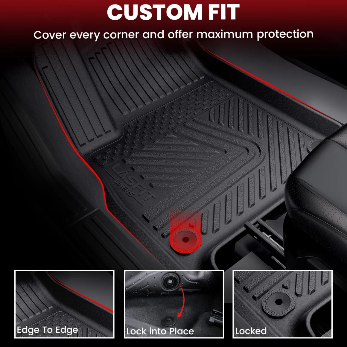 Fit for 2025-2026 Rivian R1T Floor Mats