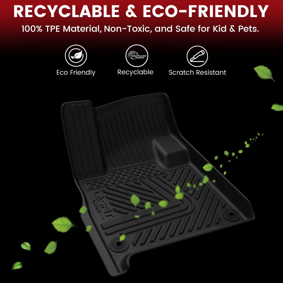 Fit for 2022-2024 Rivian R1T Floor Mats or Cargo Mat or Frunk Mat