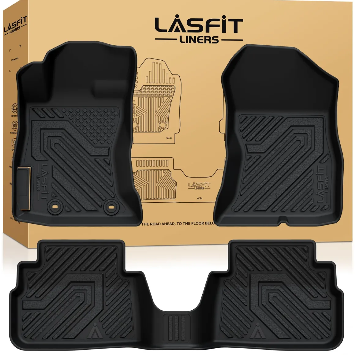 Fit for 2018-2023 Subaru Crosstrek Floor Mats or Cargo Mat, Fit Gas Not Fit Hybrid