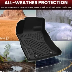 Fit for 2018-2023 Subaru Crosstrek Floor Mats or Cargo Mat, Fit Gas Not Fit Hybrid