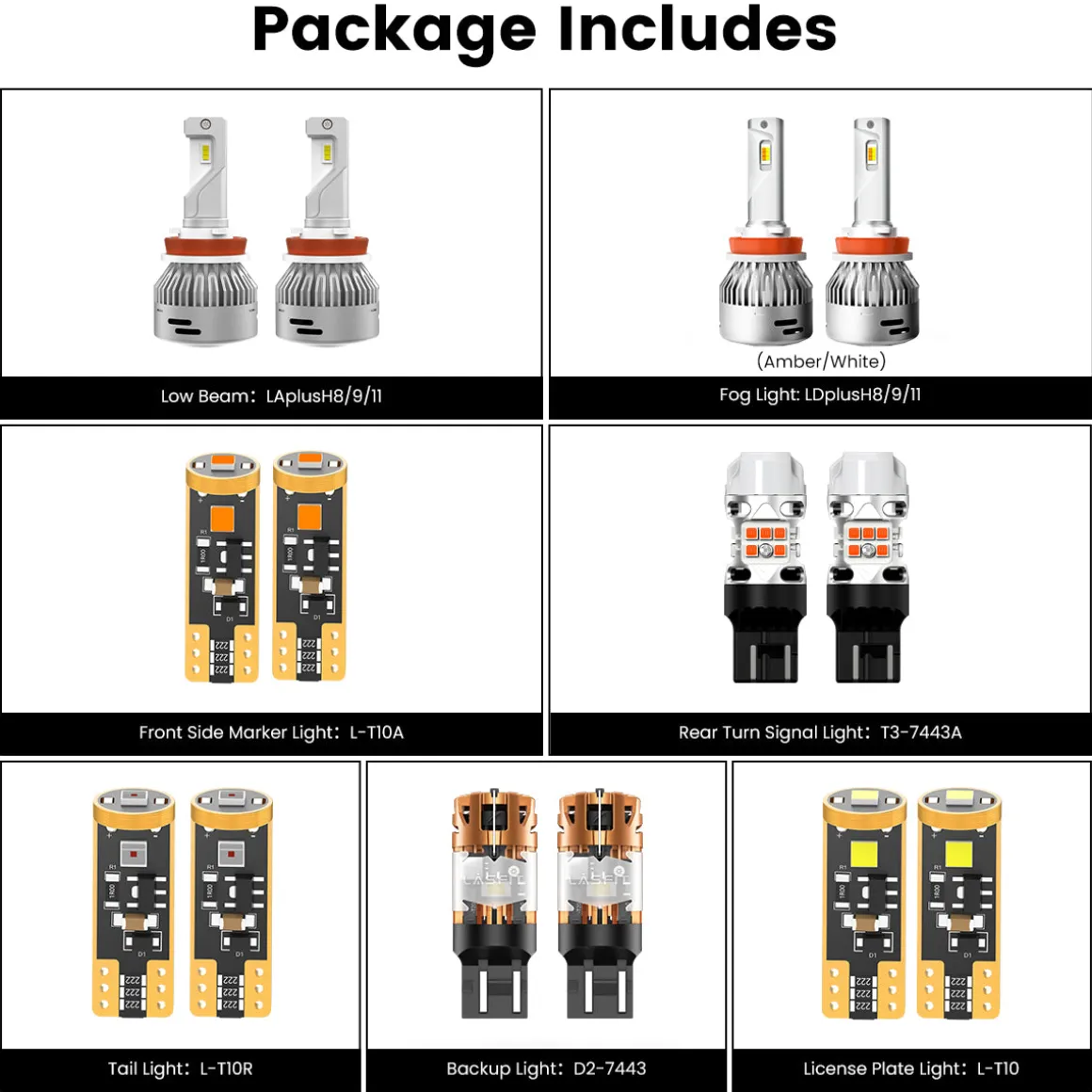 Fit for 2018-2023 Subaru Crosstrek LED Bulbs Upgrade