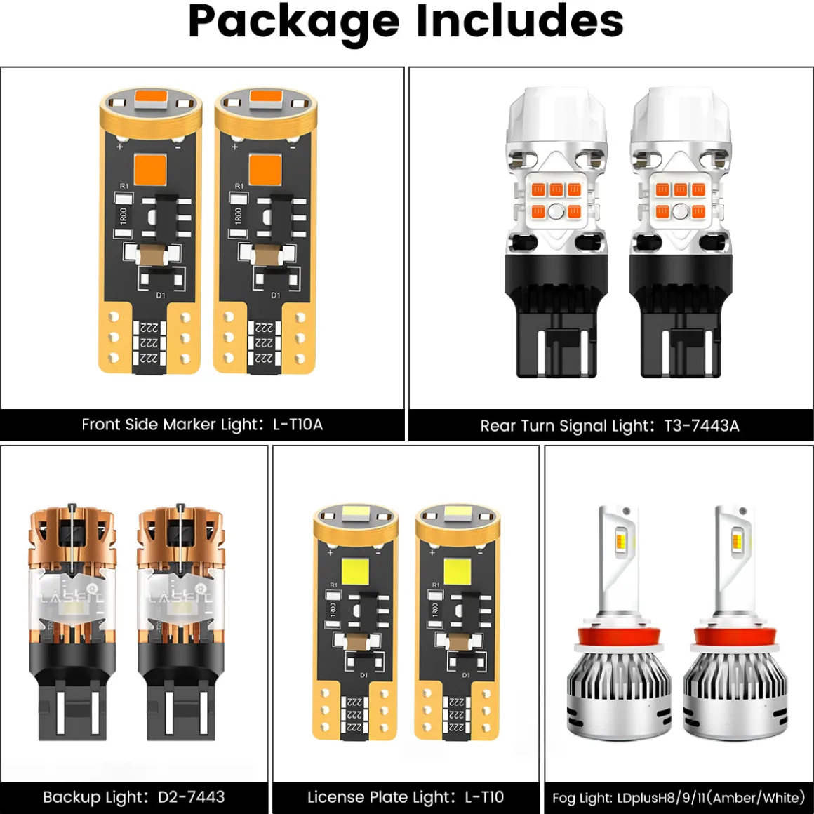 Fit for 2018-2023 Subaru Crosstrek LED Bulbs Upgrade