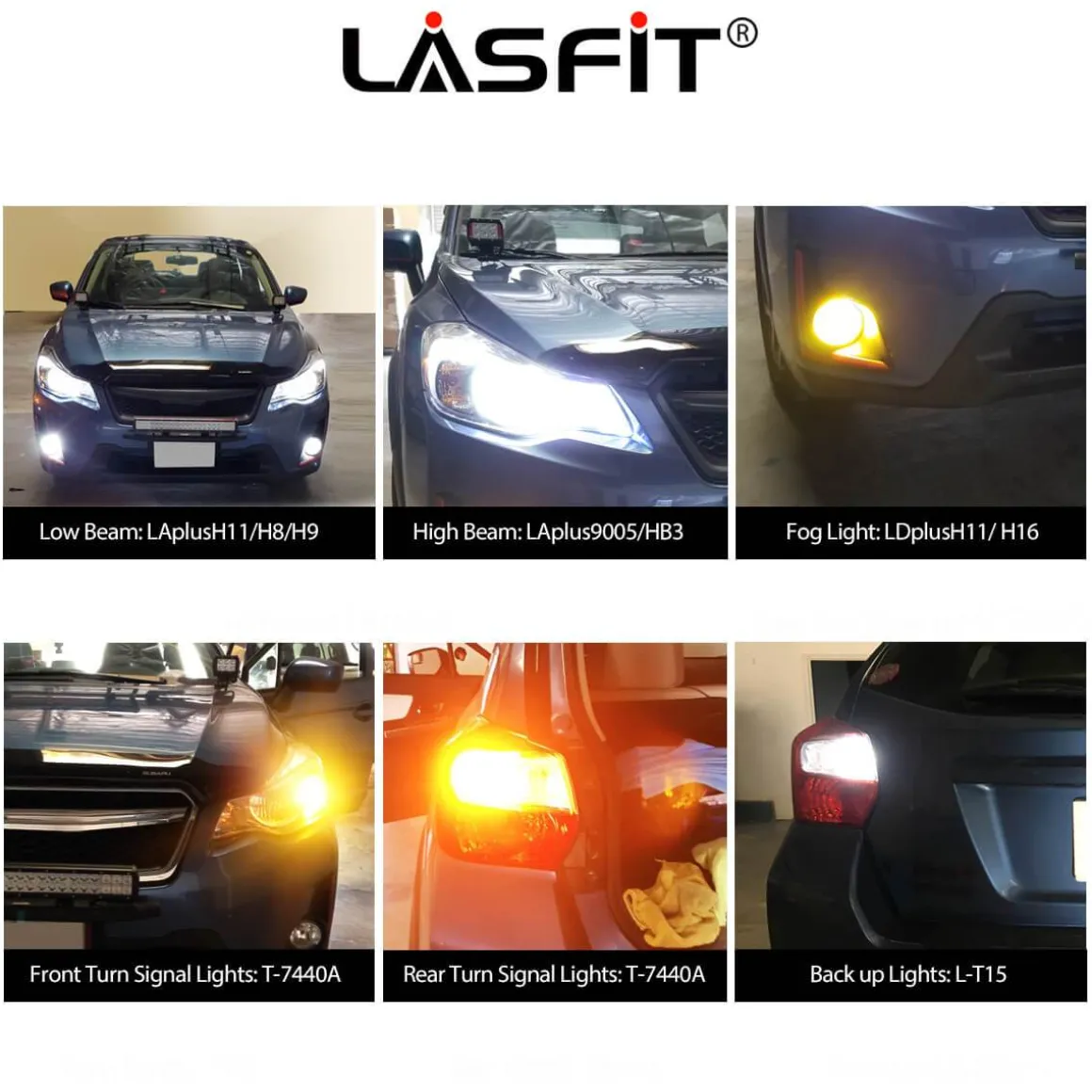 Fit for 2012-2017 Subaru Crosstrek LED Bulbs Upgrade
