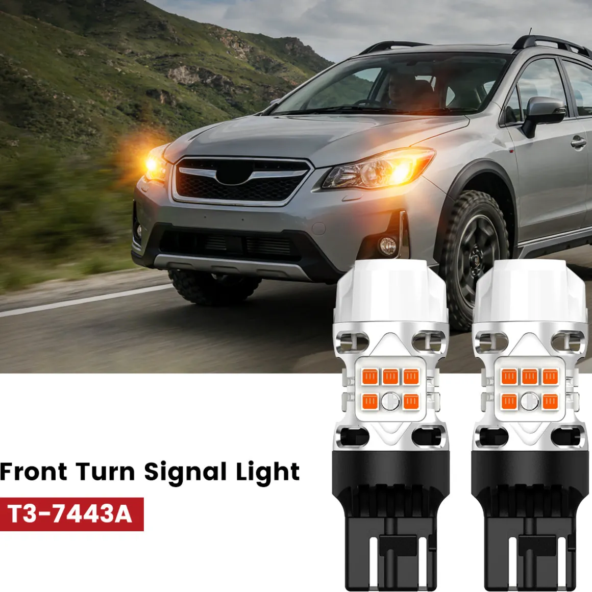 Fit for 2012-2017 Subaru Crosstrek LED Bulbs Upgrade
