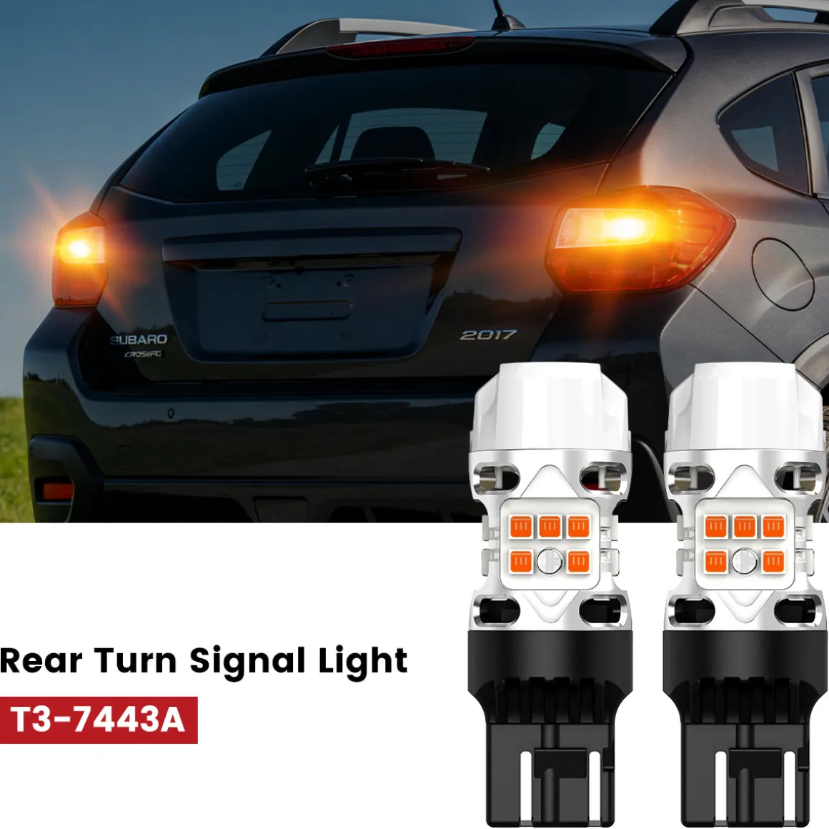 Fit for 2012-2017 Subaru Crosstrek LED Bulbs Upgrade