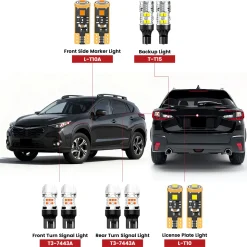 Fit for 2024-2026 Subaru CrossTrek LED Exterior Lights Upgrade