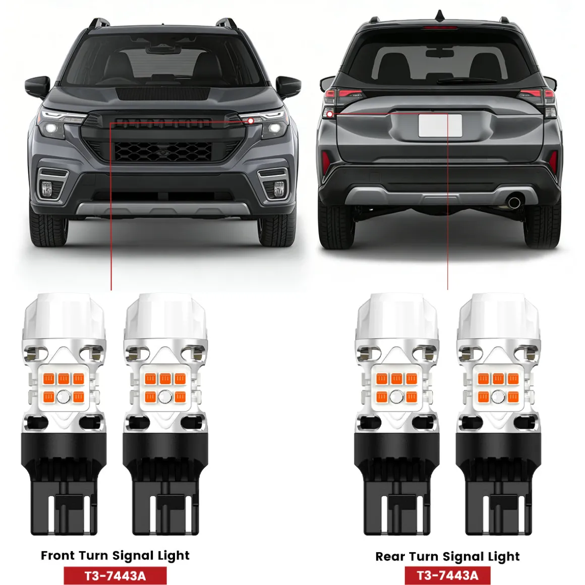 Fit for 2025-2026 Subaru Forester Exterior Lights Upgrade