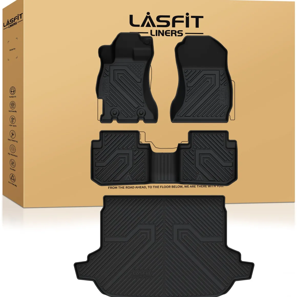 Fit for 2014-2018 Subaru Forester Floor Mats & Cargo Mat