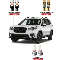 Fit for 2019-2024 Subaru Forester LED Bulbs Upgrade | Tested and Verified