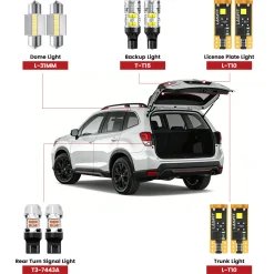 Fit for 2019-2024 Subaru Forester LED Bulbs Upgrade | Tested and Verified