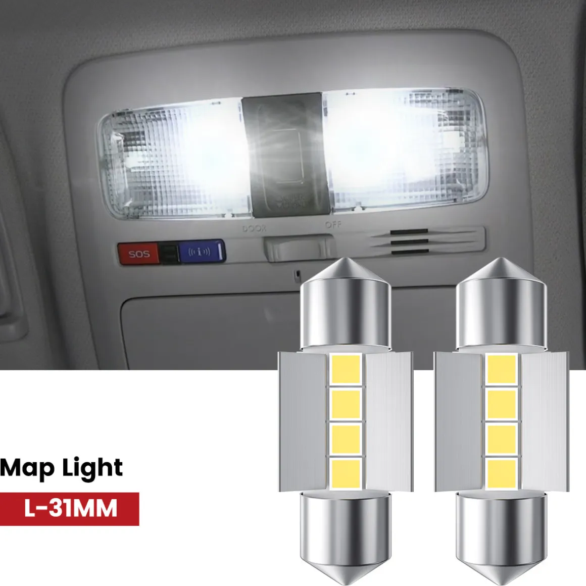 Fit for 2014-2016 Subaru Forester The Brightest LED Bulbs Upgrade