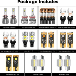 Fit for 2014-2016 Subaru Forester The Brightest LED Bulbs Upgrade