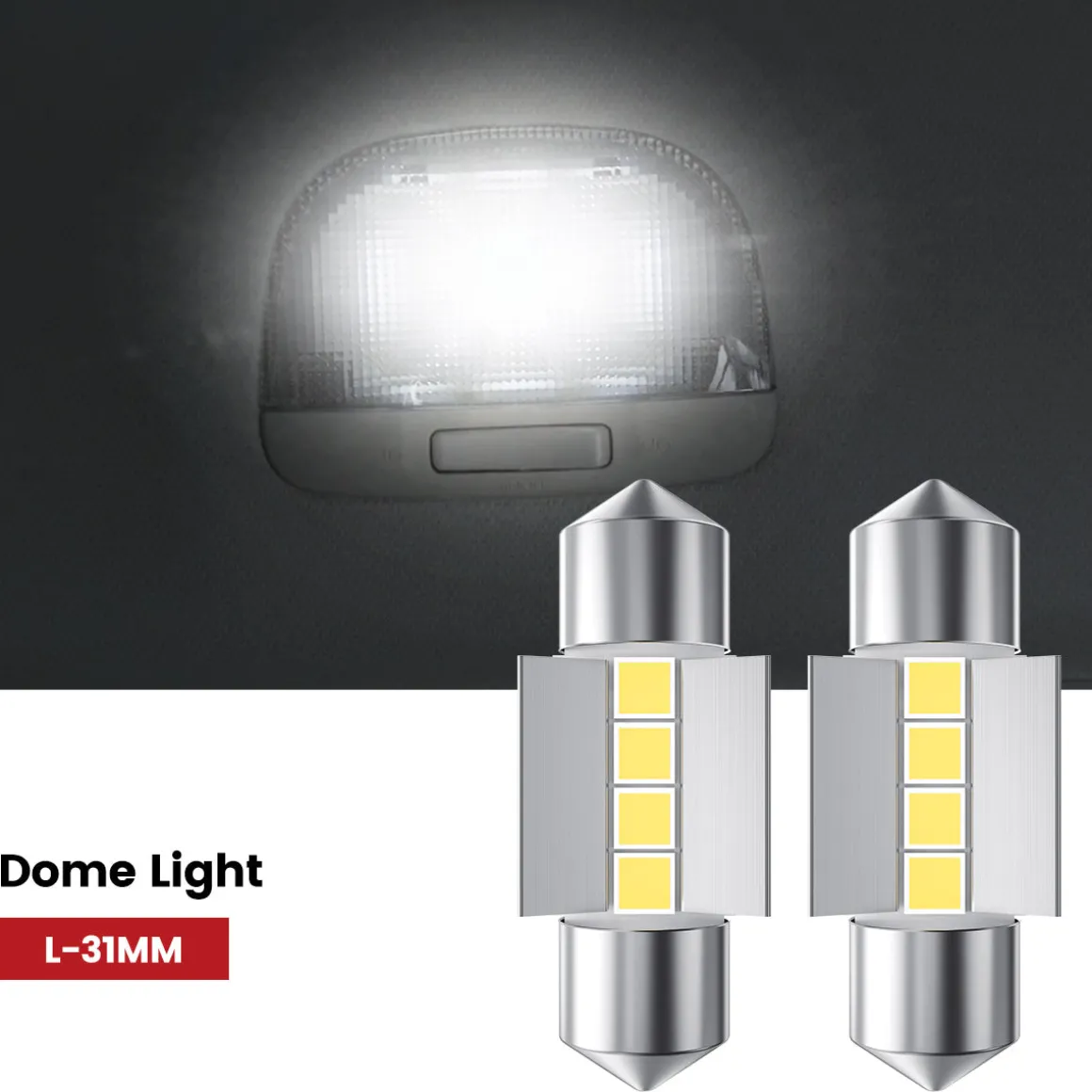 Fit for 2017-2018 Subaru Forester The Brightest LED Bulbs Upgrade