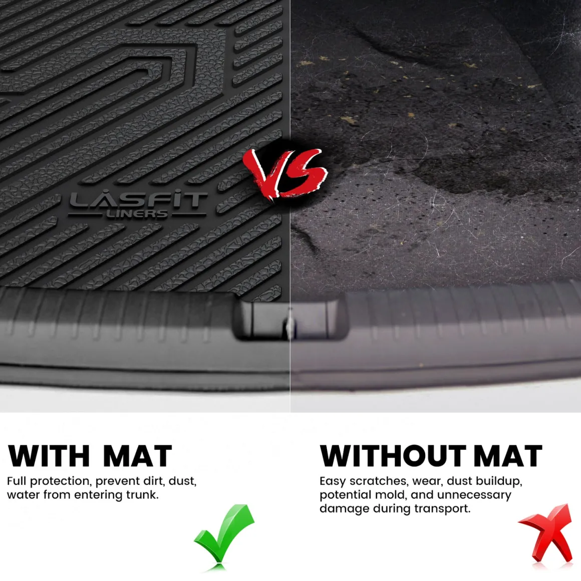 Fit for 2012-2016 Subaru Impreza Floor Mats or Cargo Mat, Not Fit impreza WRX and WRX STI
