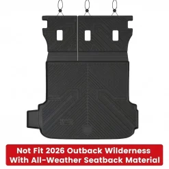 Fit for 2026 Subaru Outback Floor Mats or Seatback & Cargo Mats, Cargo Mat Fits Models Without Subwoofer Only