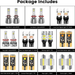 Fit for 2018-2019 Subaru Outback The Brightest LED Bulbs Upgrade