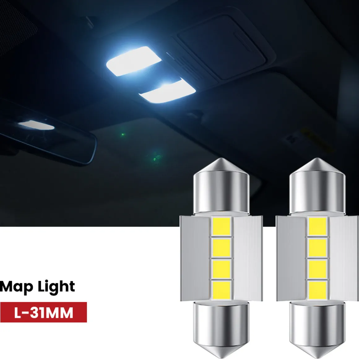 Fit for 2018-2019 Subaru Outback The Brightest LED Bulbs Upgrade