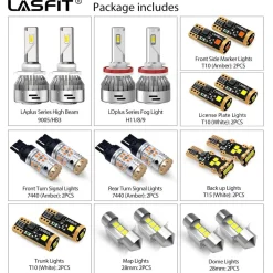 Fit for 2015-2017 Subaru WRX STI LED Bulbs Exterior Interior Lights