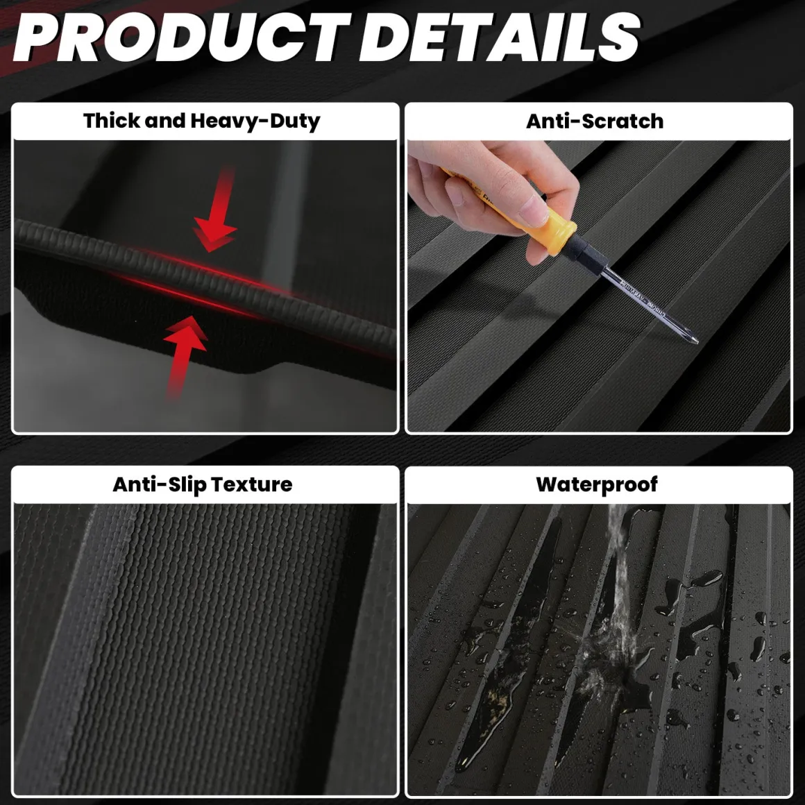 Fit for 2023-2026 Tesla Cybertruck Custom Floor Liners