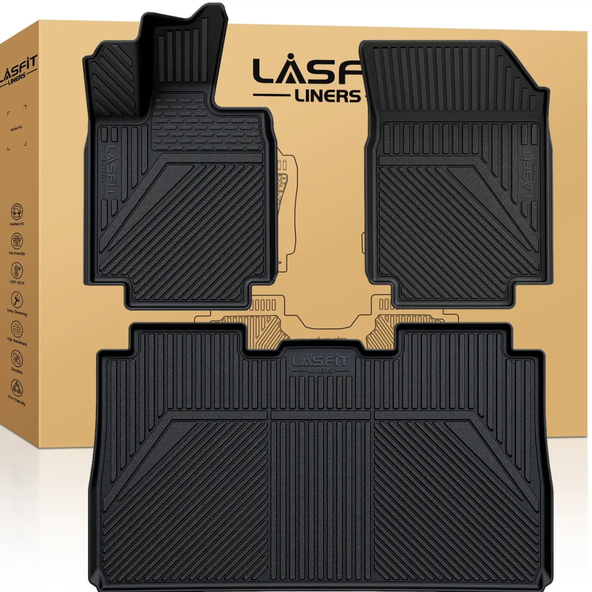 Fit for 2023-2026 Tesla Cybertruck Custom Floor Liners