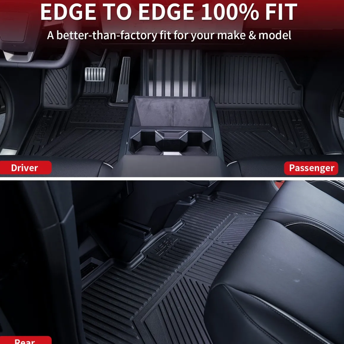 Fit for 2023-2026 Tesla Cybertruck Custom Floor Liners