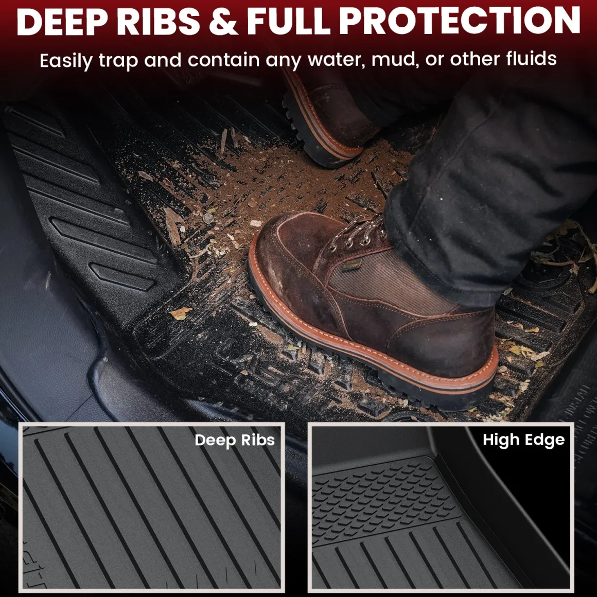 Fit for 2023-2026 Tesla Cybertruck Custom Floor Liners