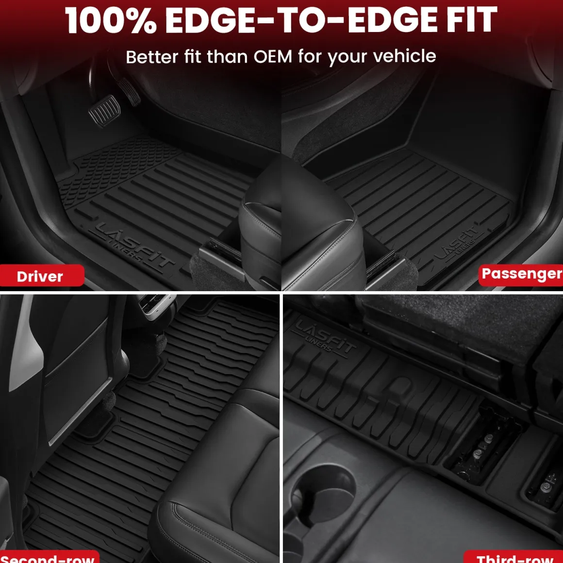 Fit for 2023-2026 Tesla Cybertruck Custom Floor Liners