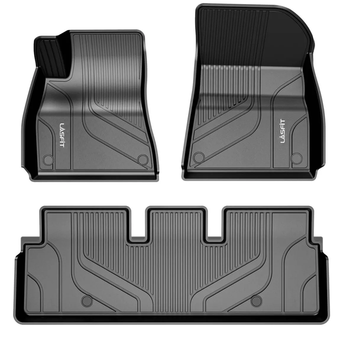 Fit for 2017-2020 Tesla Model 3 Floor Mats TPE Material Floor Mats or Cargo Mat or Trunk Well Mat