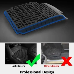 Fit for 2017-2020 Tesla Model 3 Floor Mats TPE Material Floor Mats or Cargo Mat or Trunk Well Mat